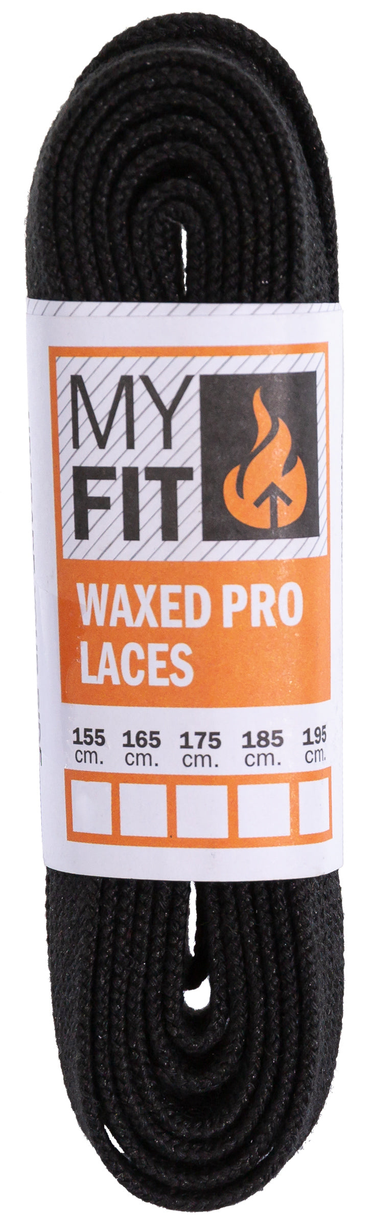 MyFit Pro Waxed Laces - All Black