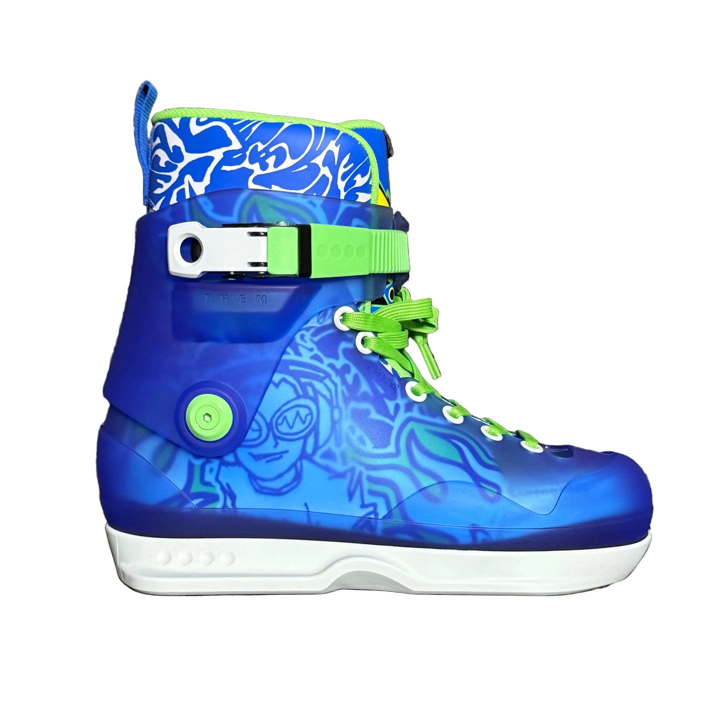 *Custom* Them Skates Jet Set Radio Turbo Street Boot Only with White Souls