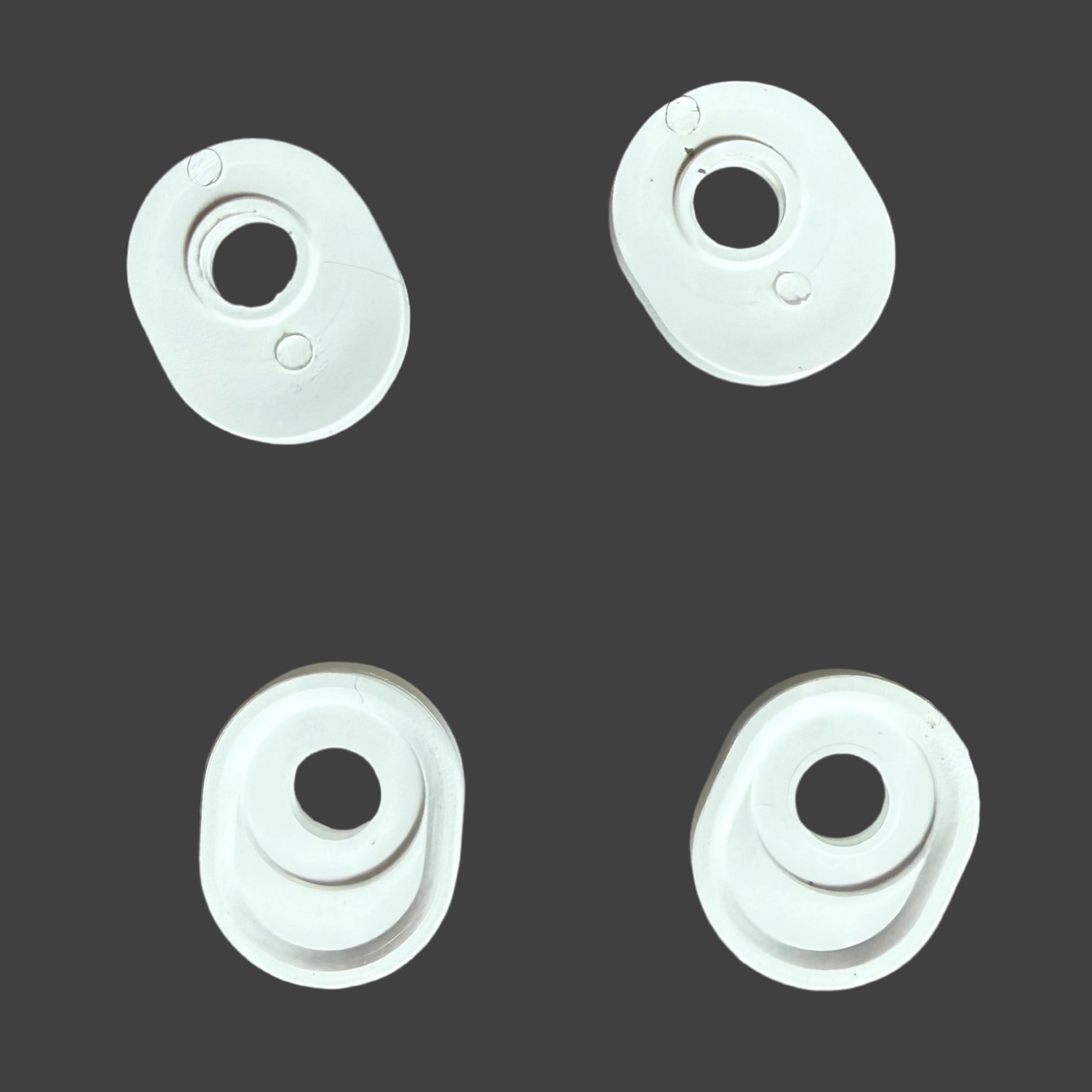 Powerslide USD Aeon Replacement Cuff Spacers - White (4pk)