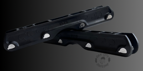 STOCK Ground Control Featherlite 3 (Black) Frame WITH SILVER AXLES - Size 3