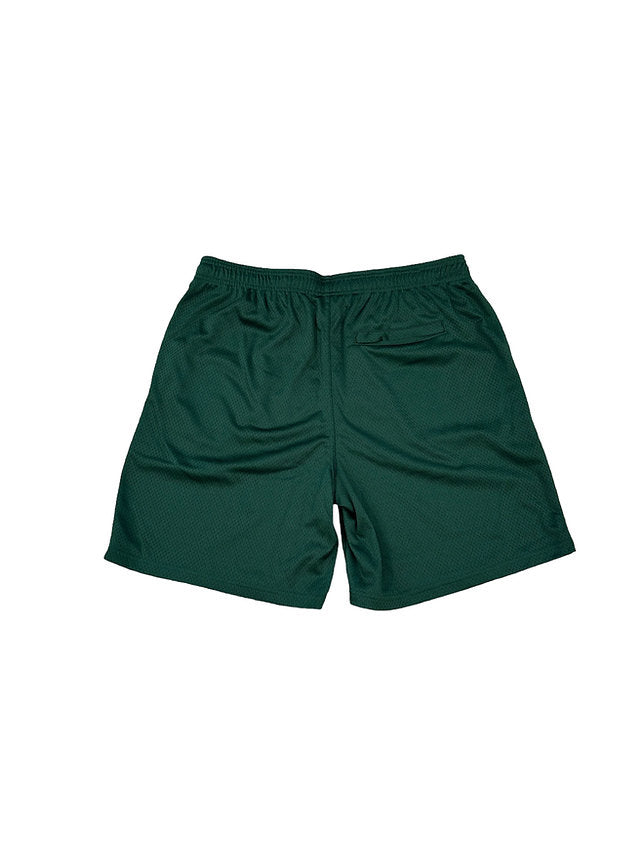 Bacemint Moss Green Mesh PE Shorts