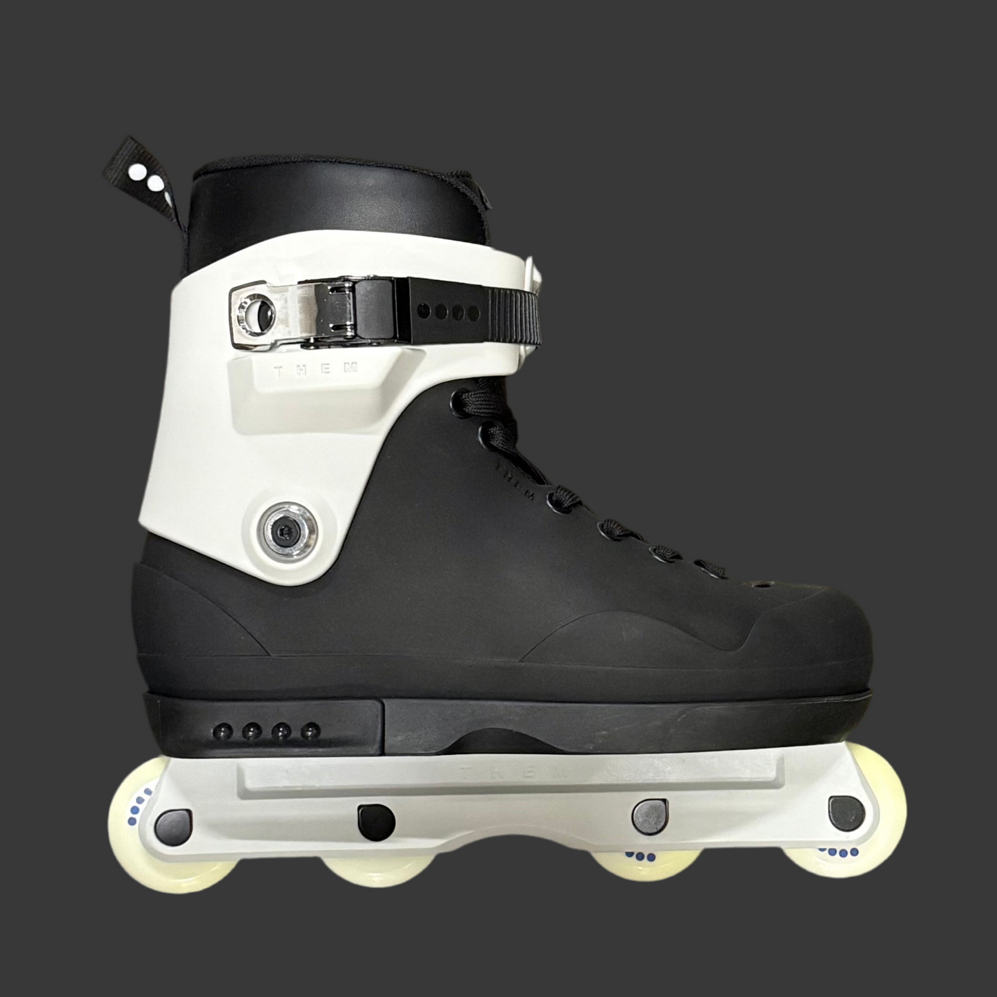 Them Skates 909 Skate - 2023 Black and White Custom (Medium)