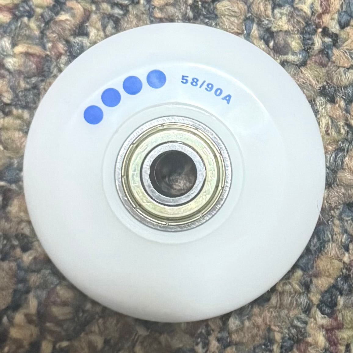Them Stock Team Wheel 58mm 90a with ABEC 5 Bearings (4 pack)
