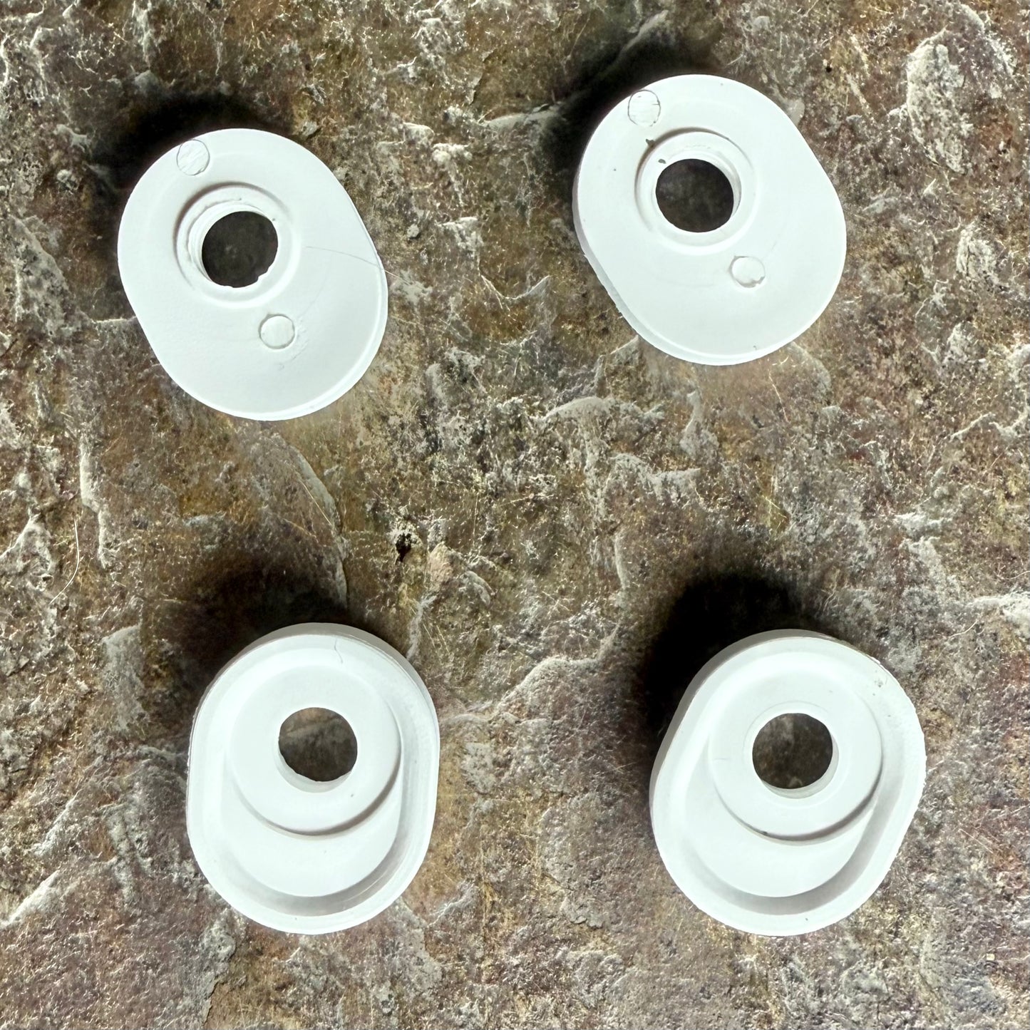 Powerslide USD Aeon Replacement Cuff Spacers - White (4pk)