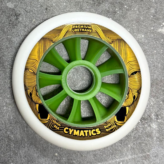 Cymatics Wolflines XFLO Gold 100mm/86A Dual Density Wheel  (Sold per Wheel)