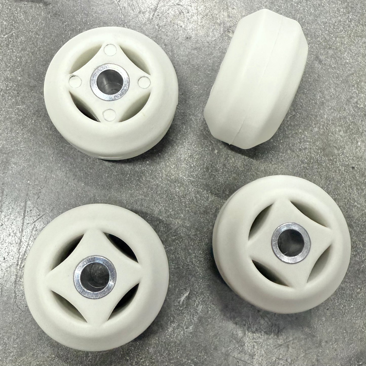 Standard Omni Stock Anti Rocker Wheels - White