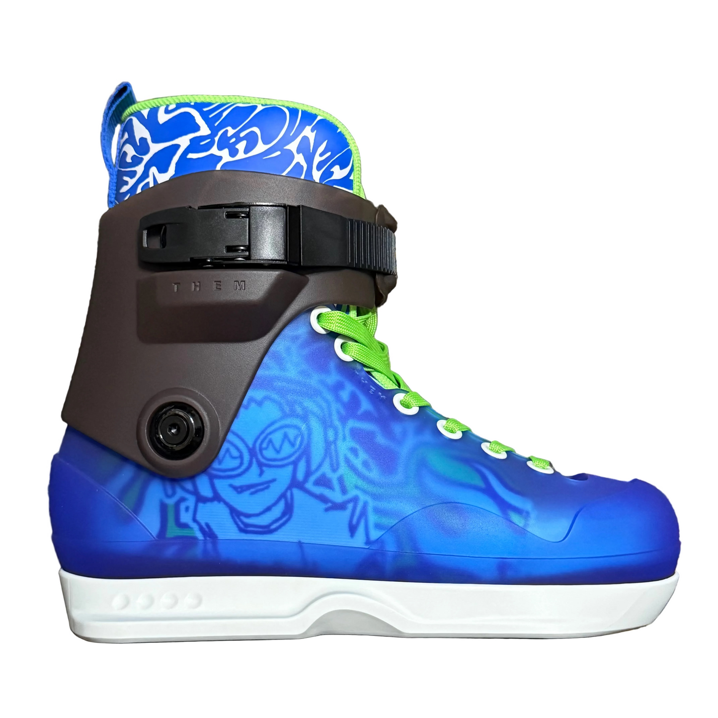 Them Skates Jet Set w Hyper Grey Color Changing Cuff (7-7.5us)