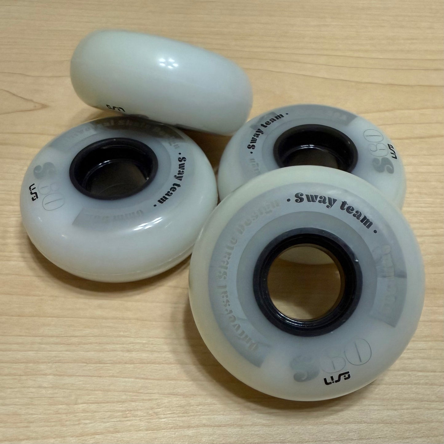 USD Sway Team Stock Wheel 60mm 90a (4pk) *Yellowed Discount*