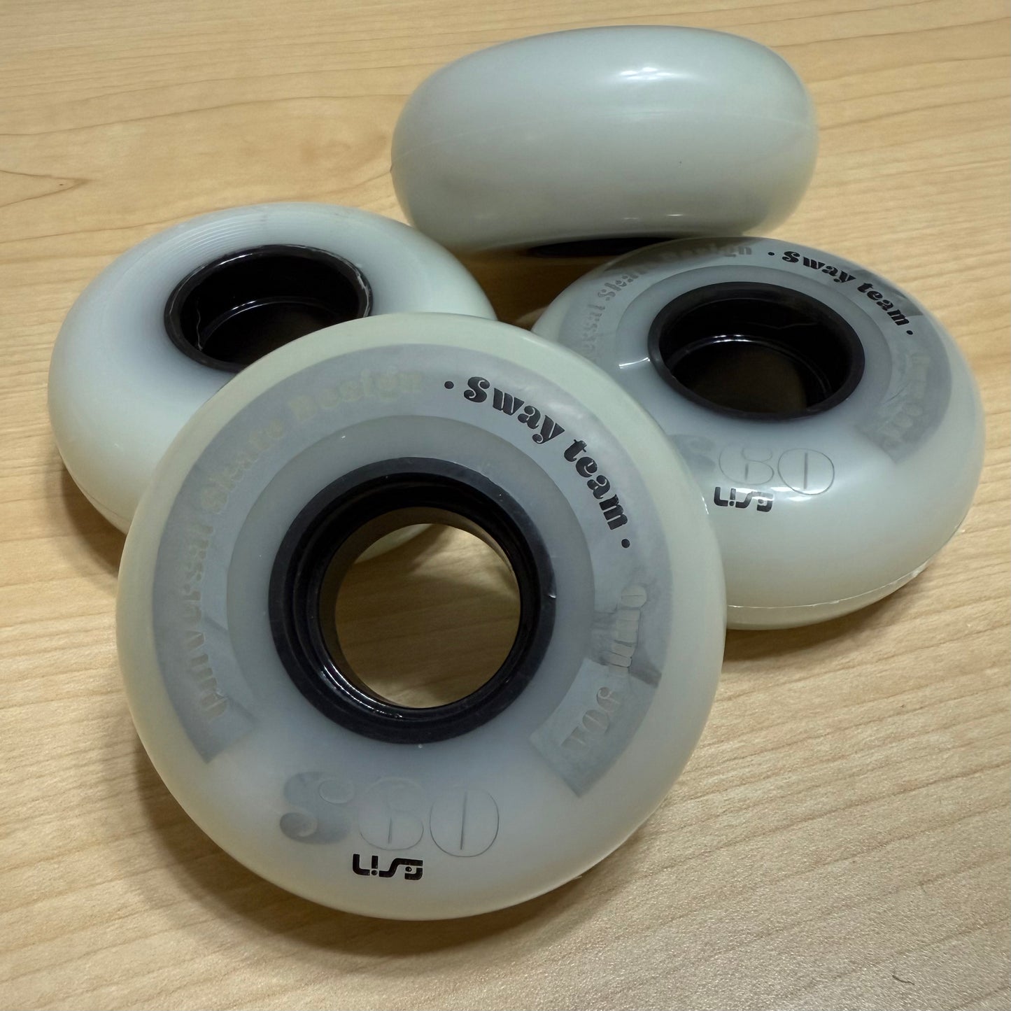 USD Sway Team Stock Wheel 60mm 90a (4pk) *Yellowed Discount*