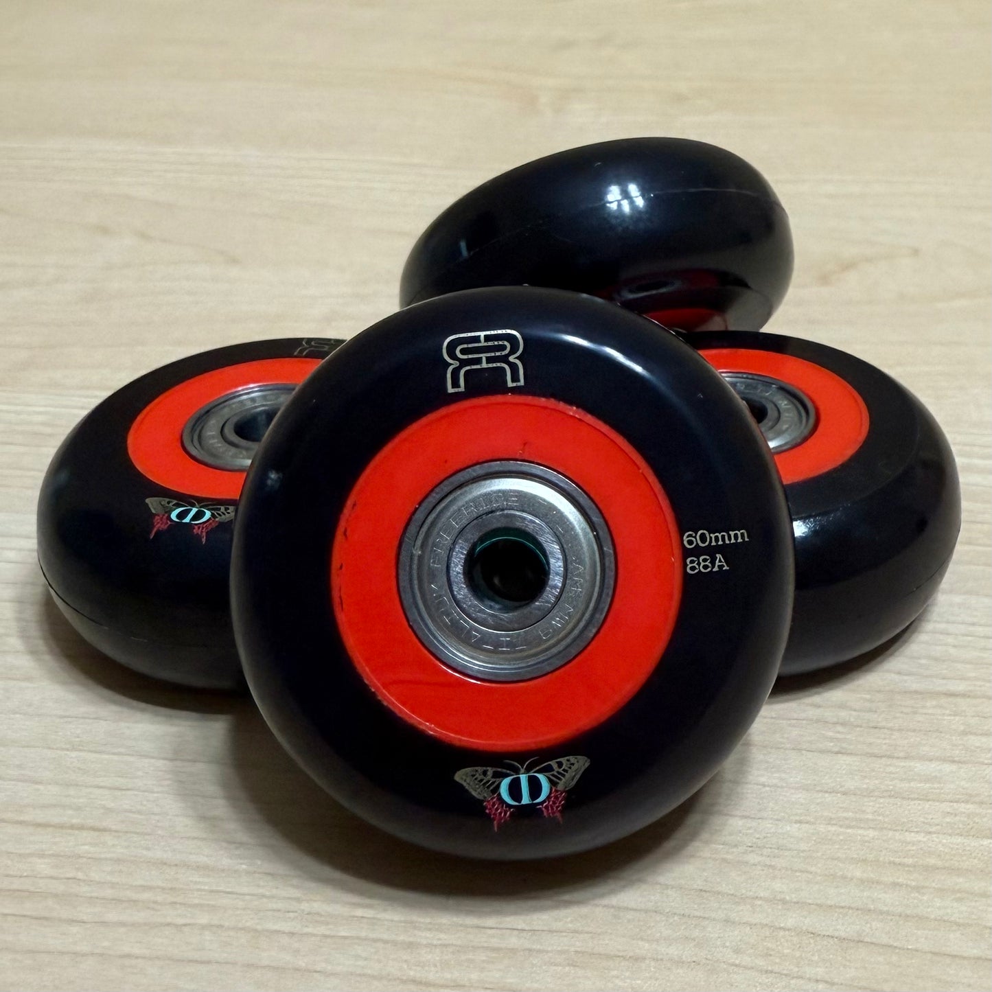 FR Diako Diaby Stock Wheels 60mm with MW9 Bearings (4pk)