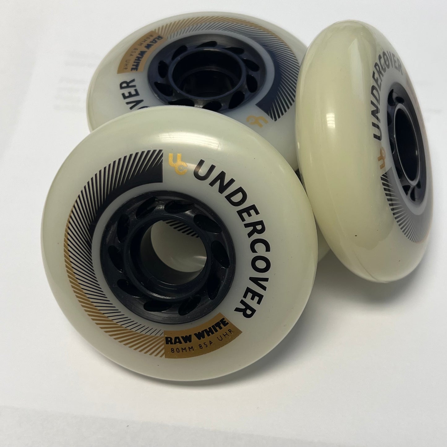 STOCK Undercover Raw White Wheel 80mm (4 pack) - YELLOWED