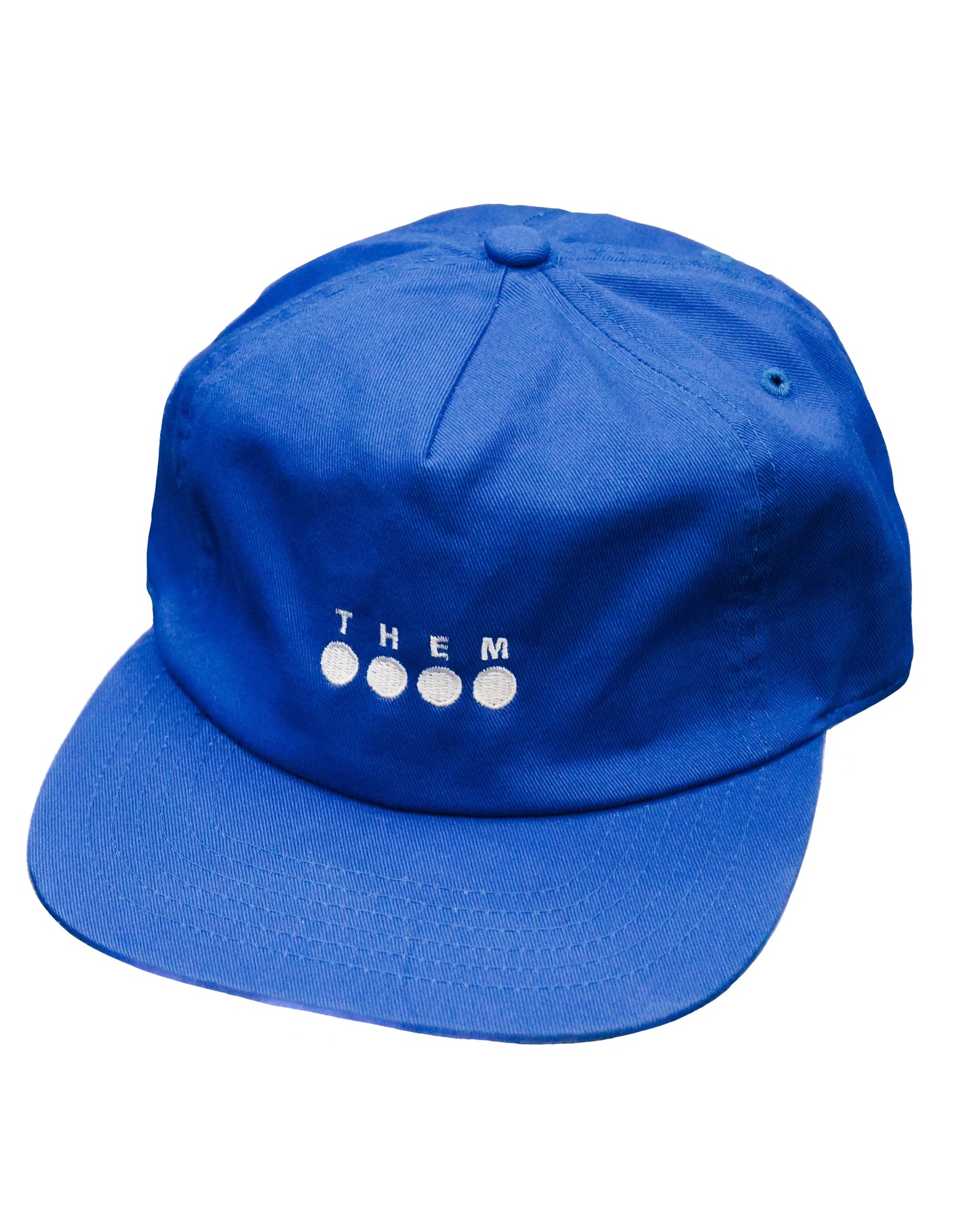 THEM SKATES - DOTS- SNAPBACK - HAT - BLUE - Oak City Inline Skate Shop