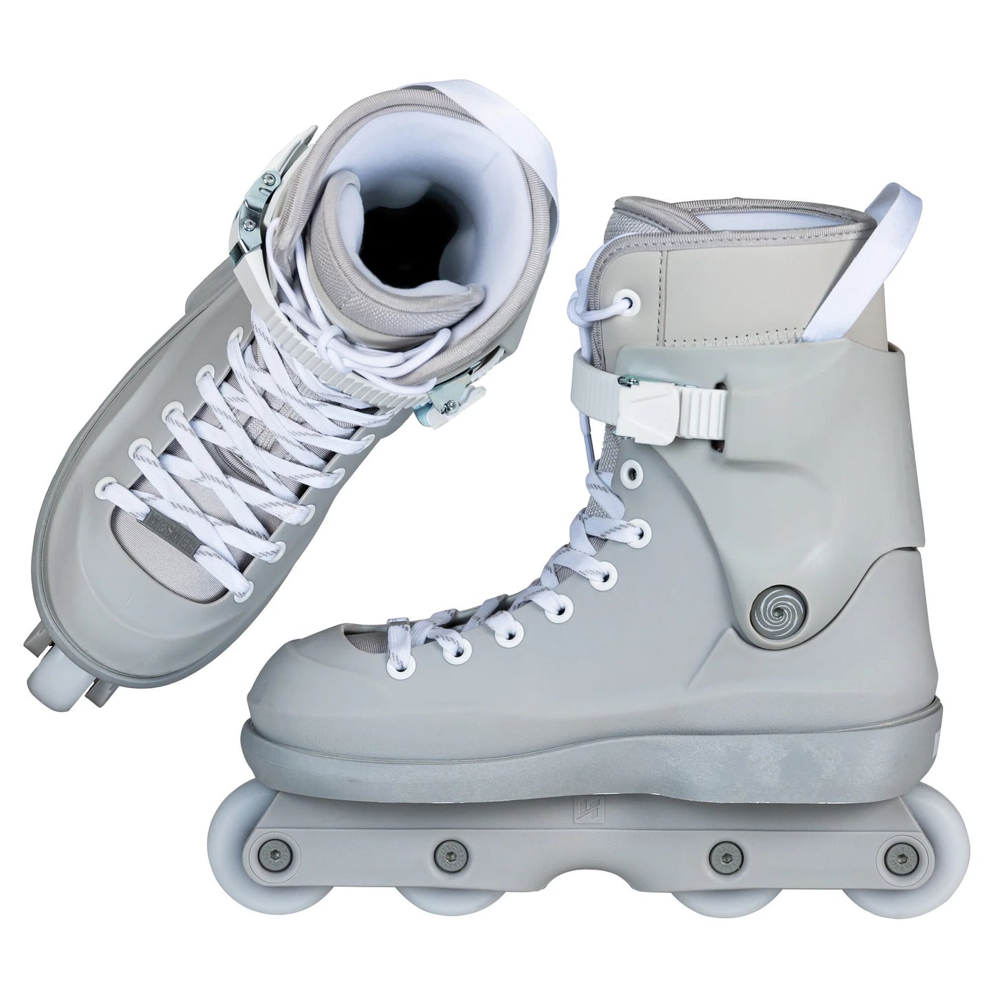 Mesmer Team Skate 2 (TS2) Grey - Complete Skate - Oak City Inline Skate Shop