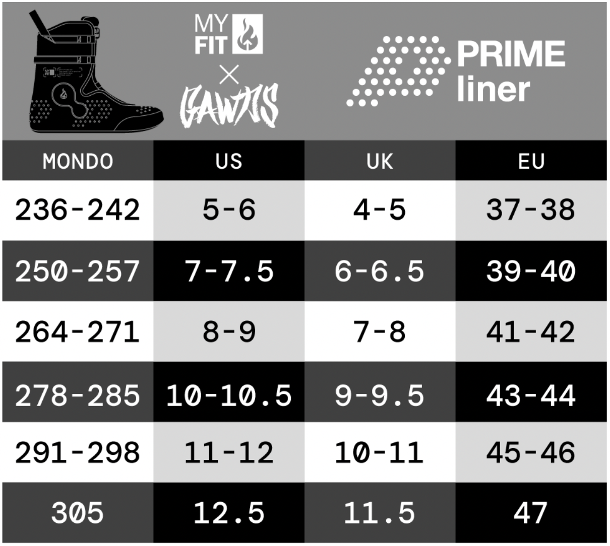 Gawds x MYFIT Prime Stock Liner