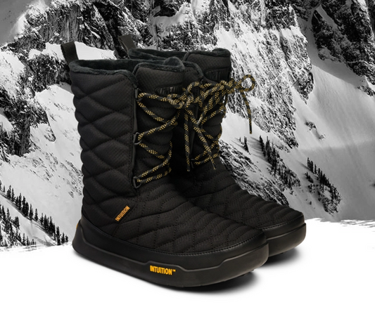 Intuition - Original High Black Gold Booties