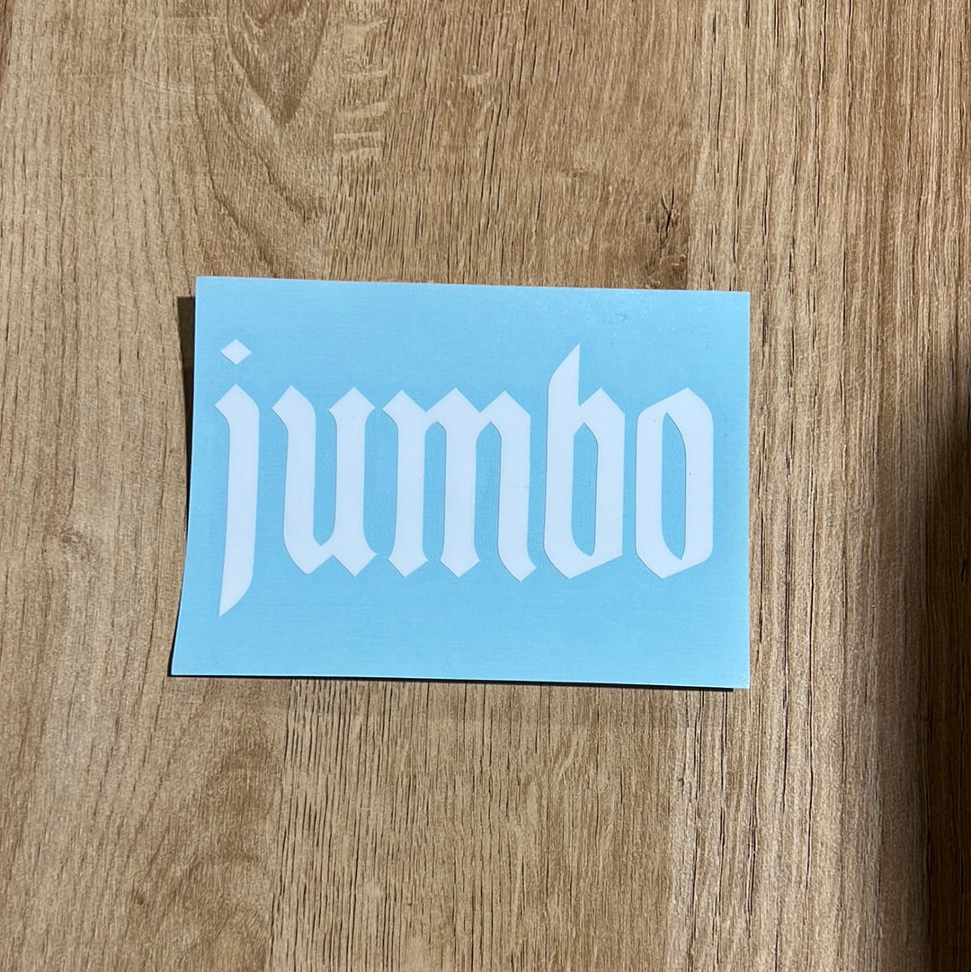 Jumbo Brand Decal Oak City Inline Skate Shop