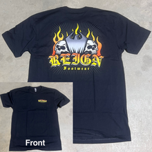 Load image into Gallery viewer, Reign Black Fire Tee (Medium) - CLEARANCE