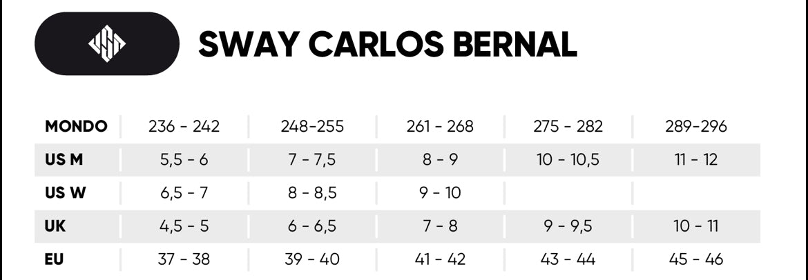 USD Carlos Bernal Pro Sway Boot Only