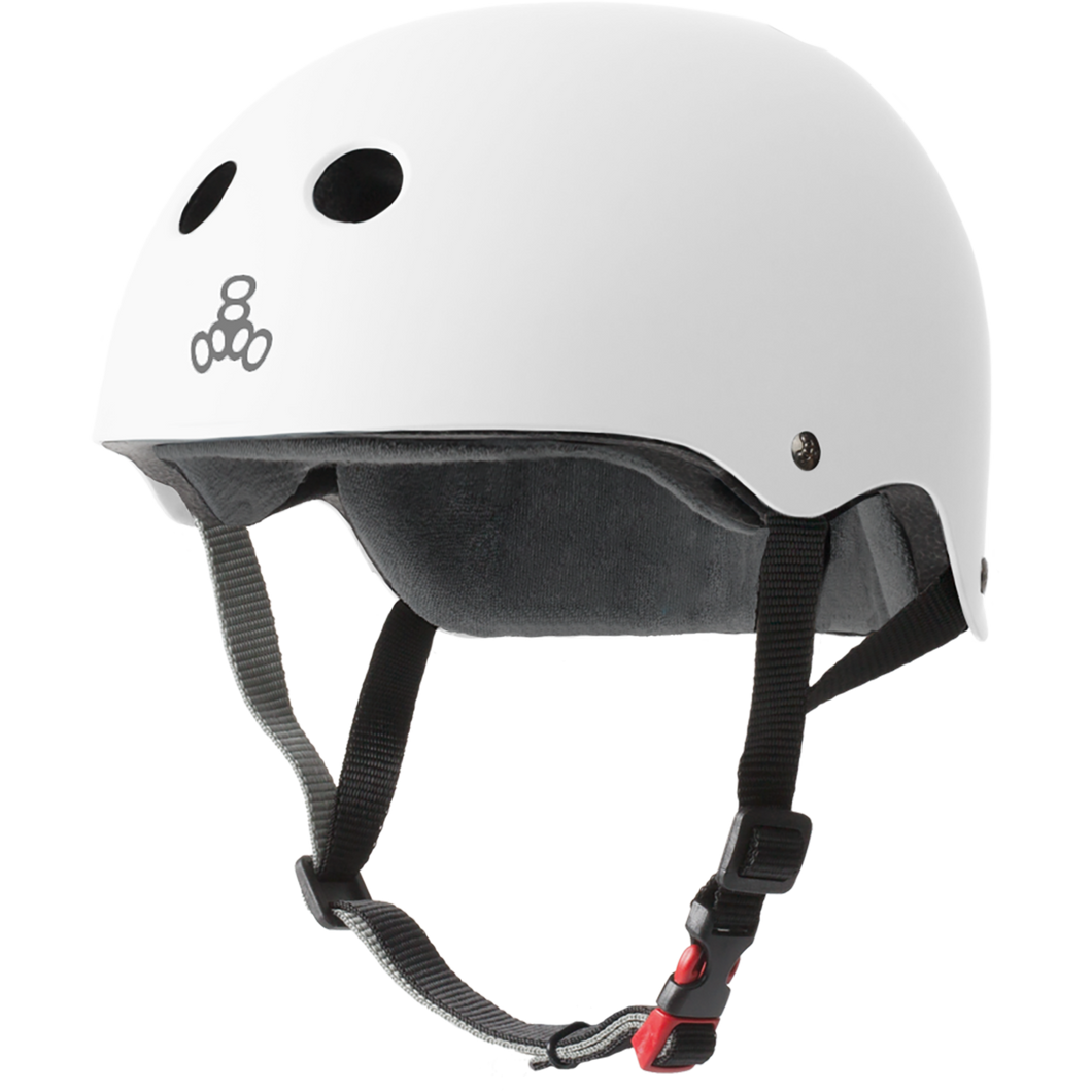 Triple 8 Sweatsaver Certified Helmet (White) - New 2022 Model