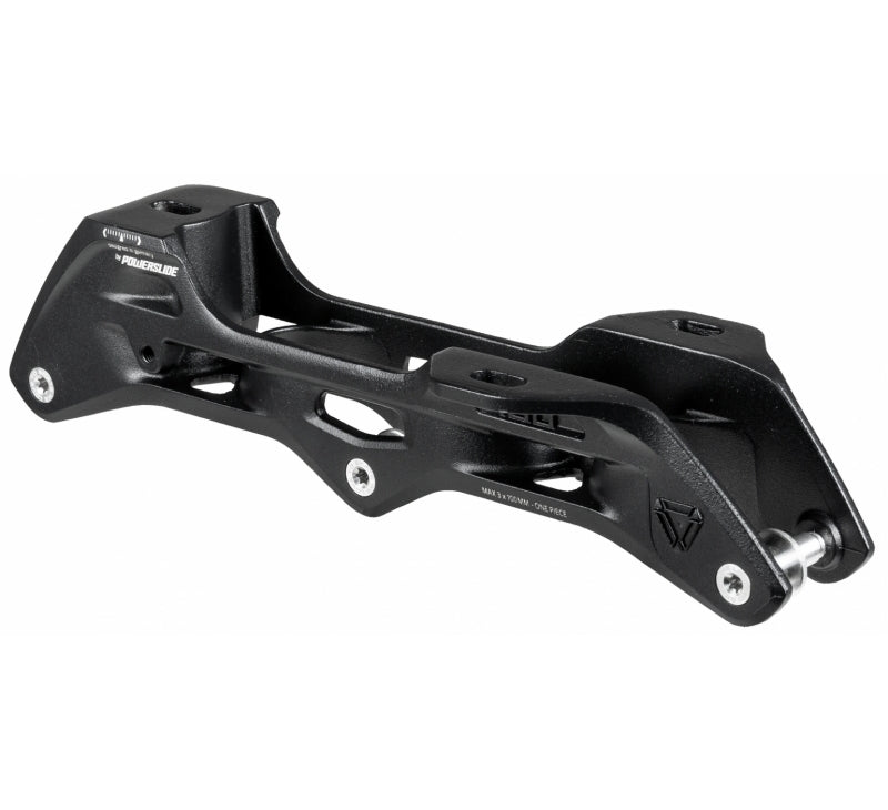 Powerslide Trinity Elite Casted AL 3x100 Frame (231mm) - Black - Oak City Inline Skate Shop