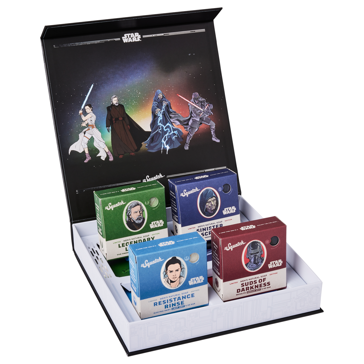 Dr. Squatch Star Wars Soap Collection has soap inspired by favorite Star  Wars legends » Gadget Flow