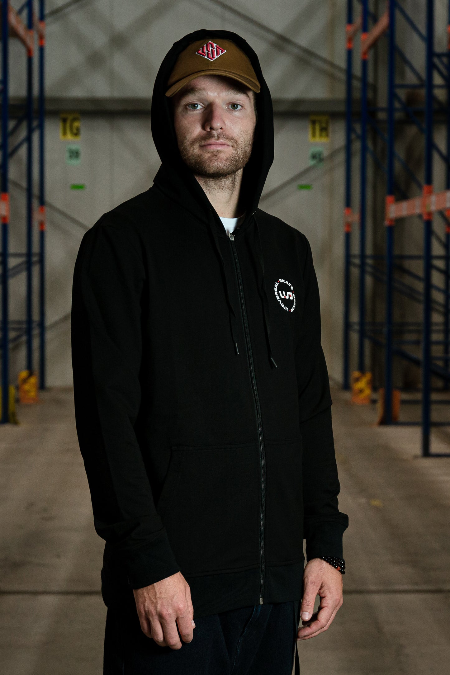USD Heritage Black Zip Jacket with Hood (Small) - SCARY GOOD DEAL