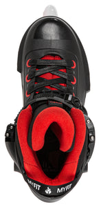 Powerslide Next Black Red 80 Skate (Boot Only Option Available) - Clearance
