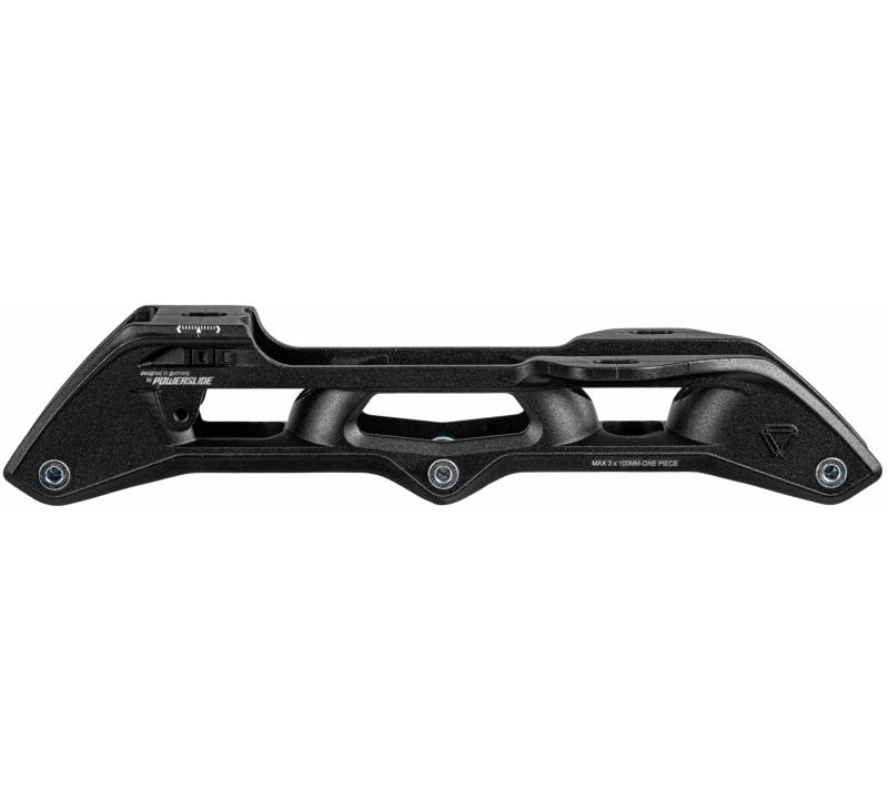 Powerslide Trinity Elite Casted AL 3x100 Frame (250mm) - Black