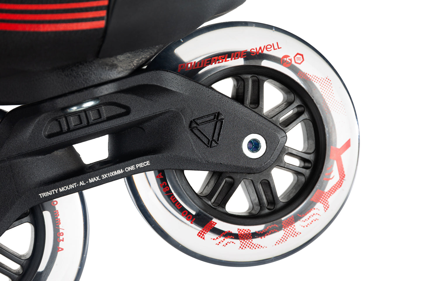 Powerslide Swell Black 100 Skate 3D Adapt Liner - Clearance