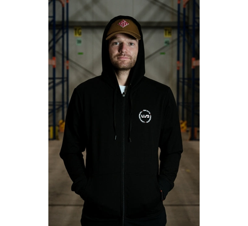 USD Heritage Black Zip Jacket with Hood (Small) - SCARY GOOD DEAL