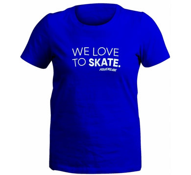 Powerslide We Love To Skate Tee (Blue) *Clearance*