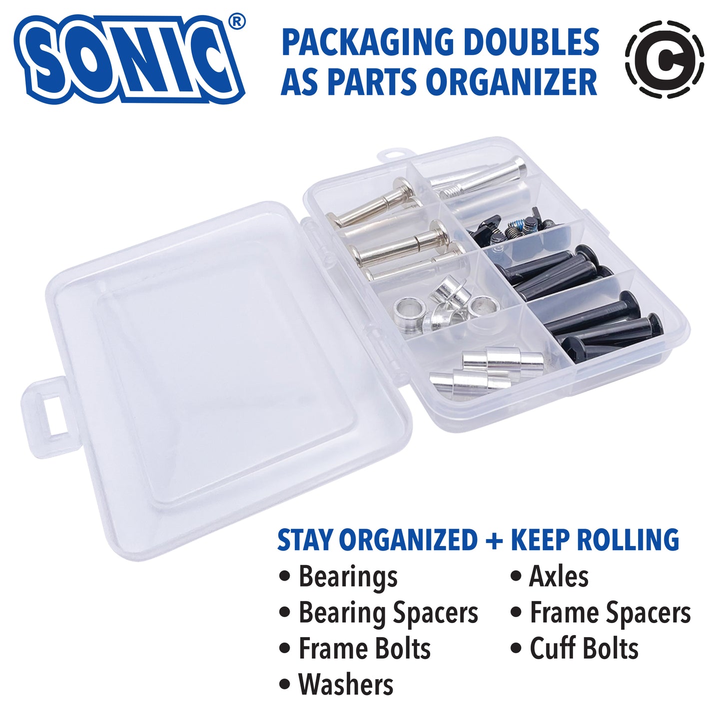 Sonic Ceramic Bearings (16 pack)