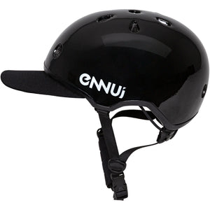 Ennui Elite Black Helmet (include removable peak)