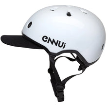 Load image into Gallery viewer, Ennui Elite White Helmet (include removable peak)