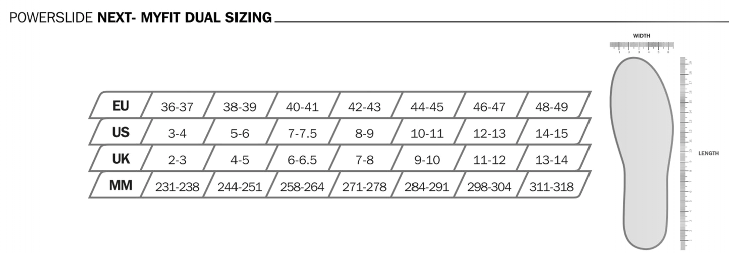 Myfit Recall Next Liner *From Powerslide Next Skates* - Oak City Inline Skate Shop