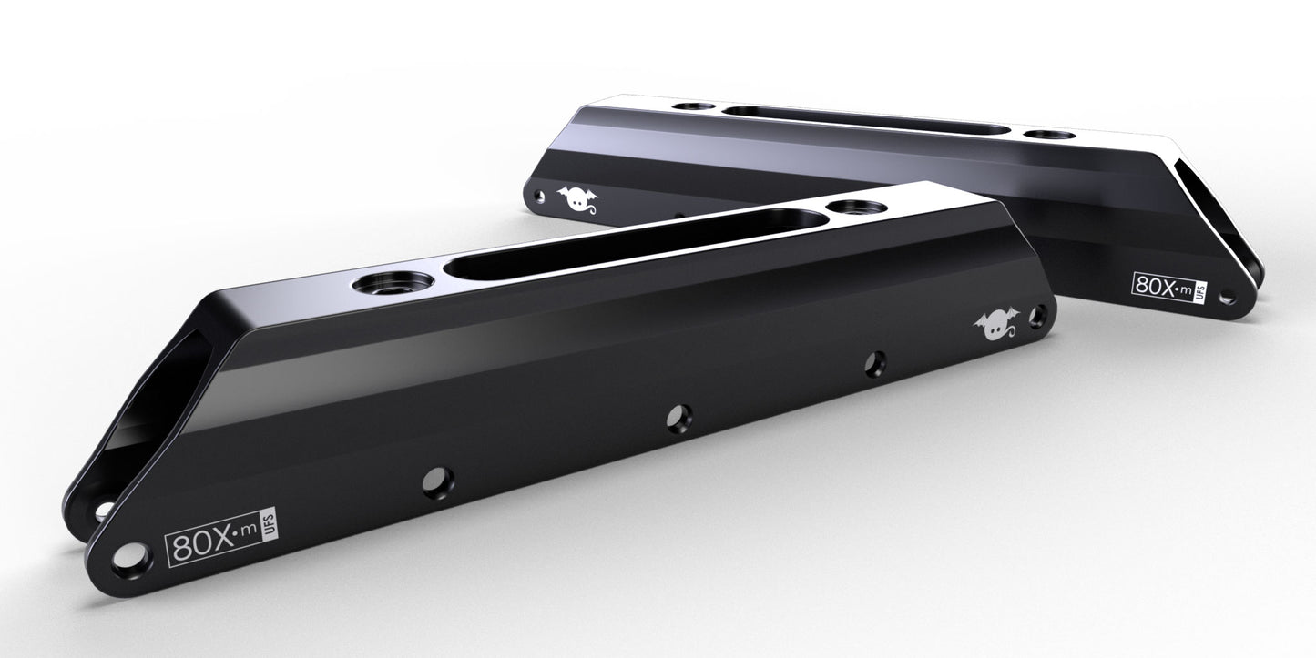 NN Skates UFS DRAGON 80X Frames (5X80MM) - BLACK