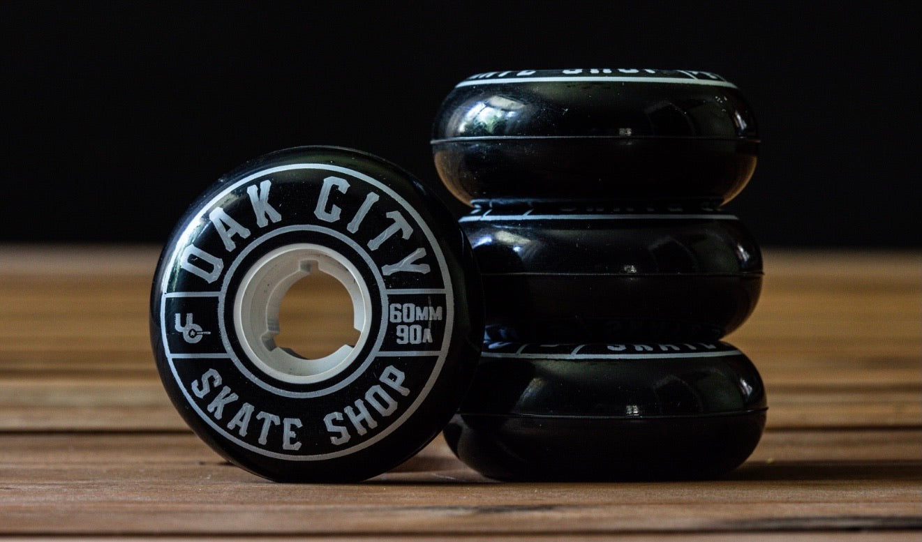 Oak City 60mm 90a Wheel - Poured by Undercover - Oak City Inline Skate Shop