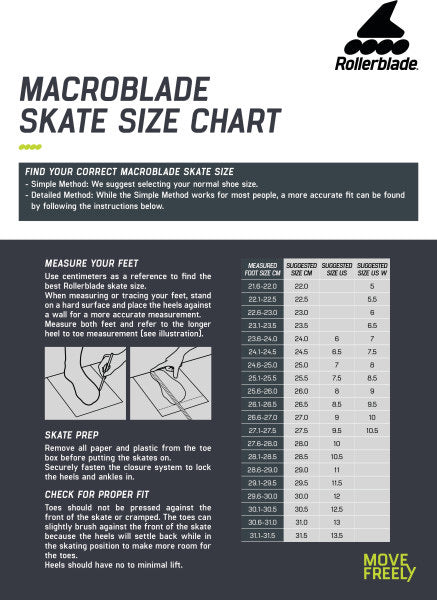 Rollerblade Macroblade 80 Skate - 10us