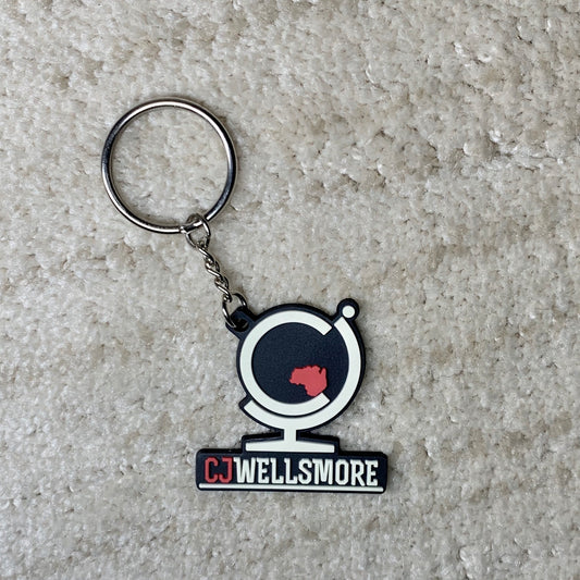 Seba Rubber Key Chain CJ LOGO - Oak City Inline Skate Shop