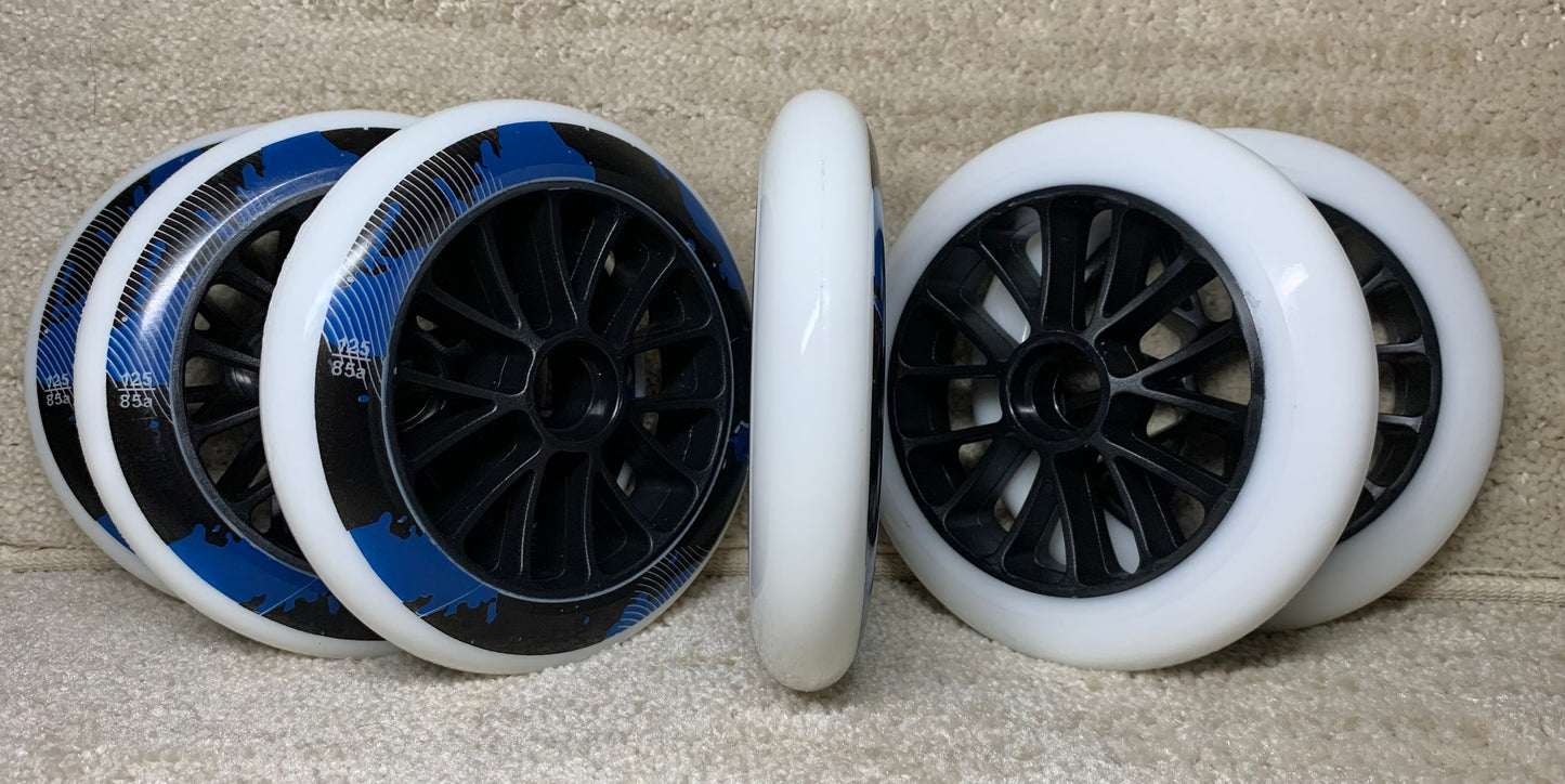 Ground Control Ultimate Rebound (UR) Wheel - 125mm, White (6 pack)