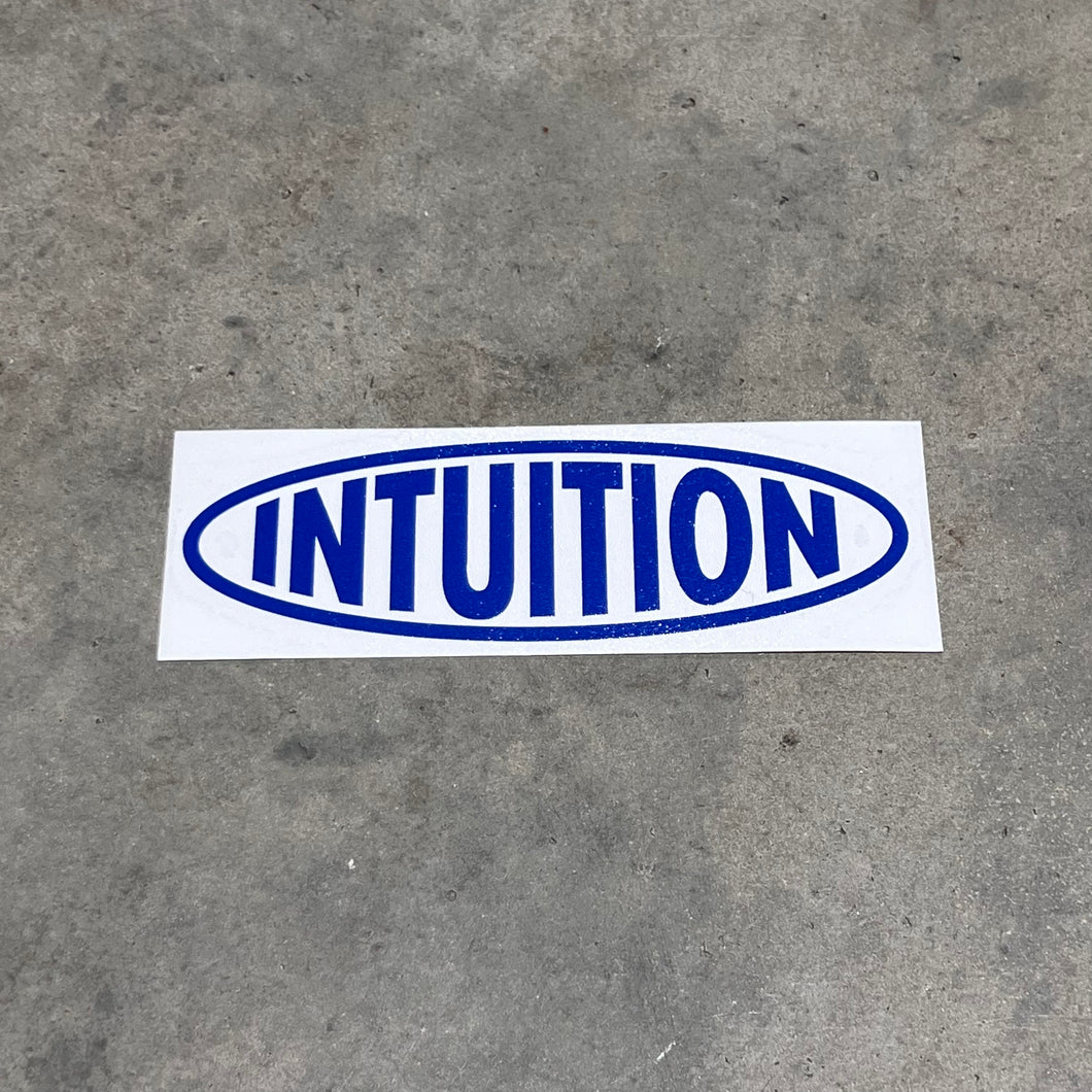 Intuition Liners Blue Sticker