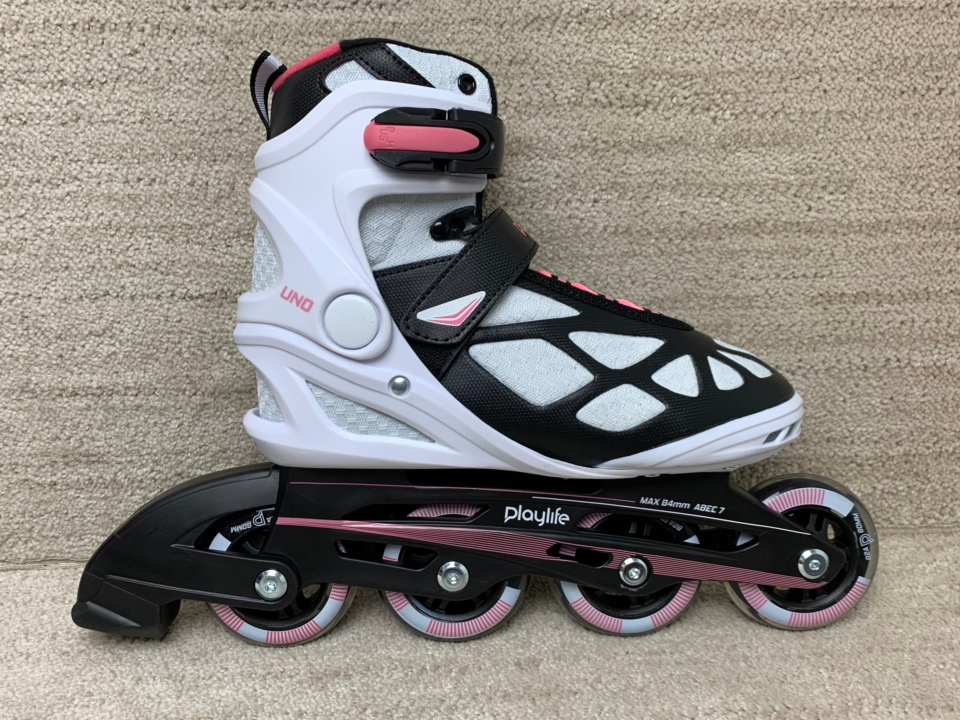 Shop Powerslide 80mm) Oak Skate Pink (4 City Uno Skate x Inline – Playlife Fitness