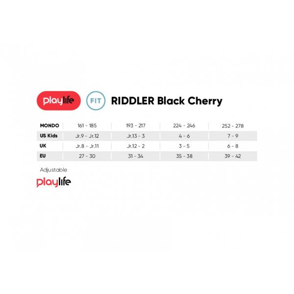 Powerslide Playlife Riddler Black Cherry Skate for Kids & Beginners - Oak City Inline Skate Shop