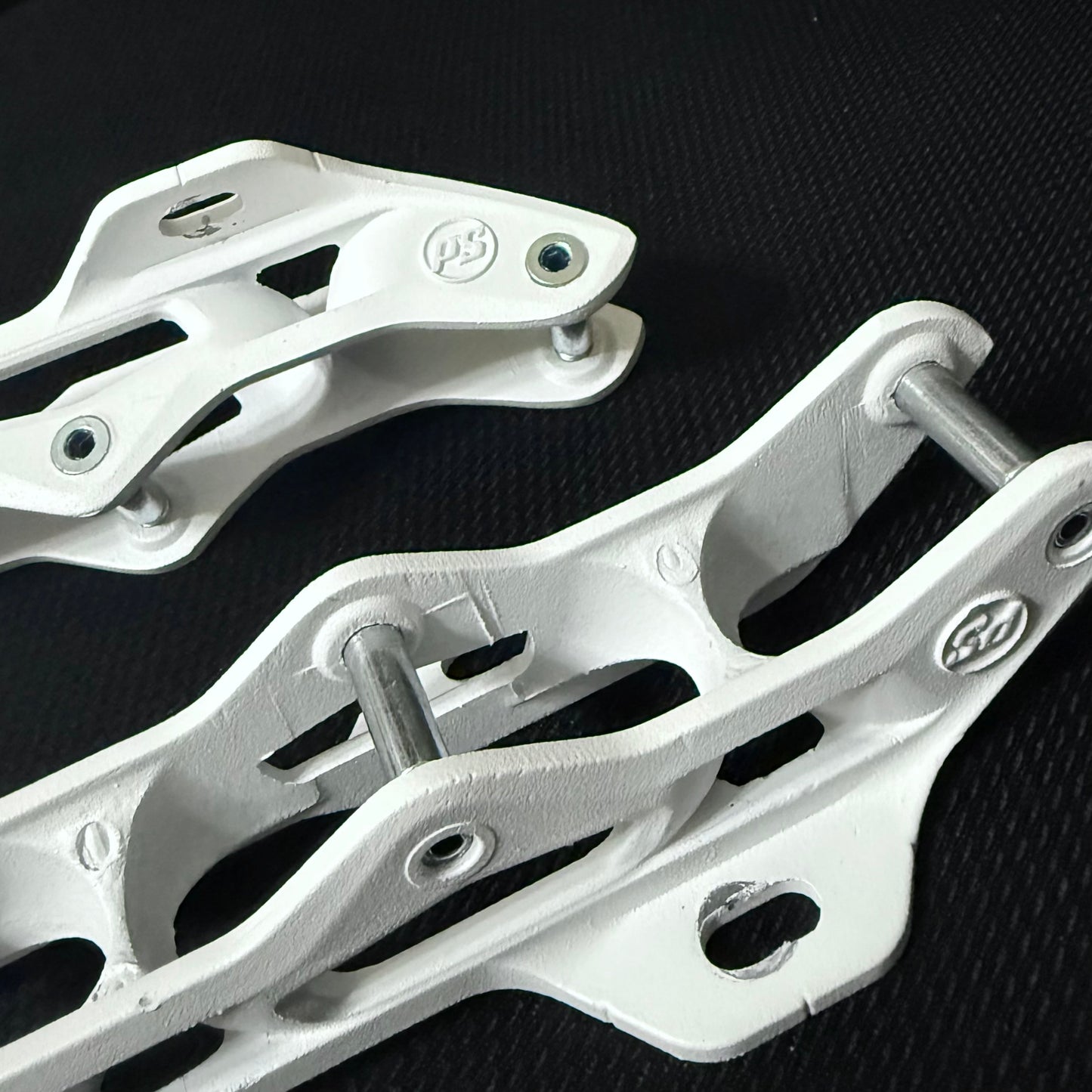 **Stock Condtion** Powerslide Trinity Elite Casted AL White 4X80 Frame (243mm wheel base)