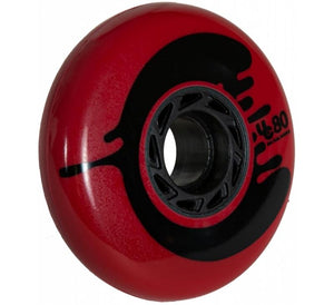 Undercover Cosmic Rosche Red Wheel 80mm 88a (4 pack) - Oak City Inline Skate Shop