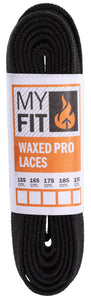 MyFit Pro Waxed Laces - All Black (2023 release)