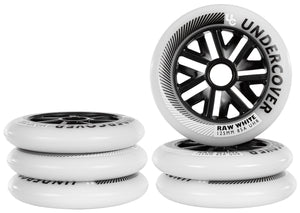 STOCK Undercover RAW Wheel 125mm - White (6 pack)