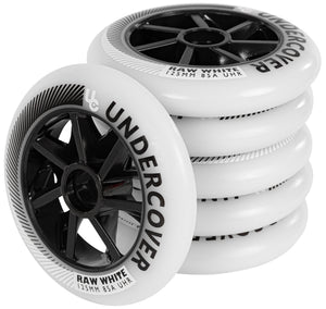 STOCK Undercover RAW Wheel 125mm - White (6 pack)