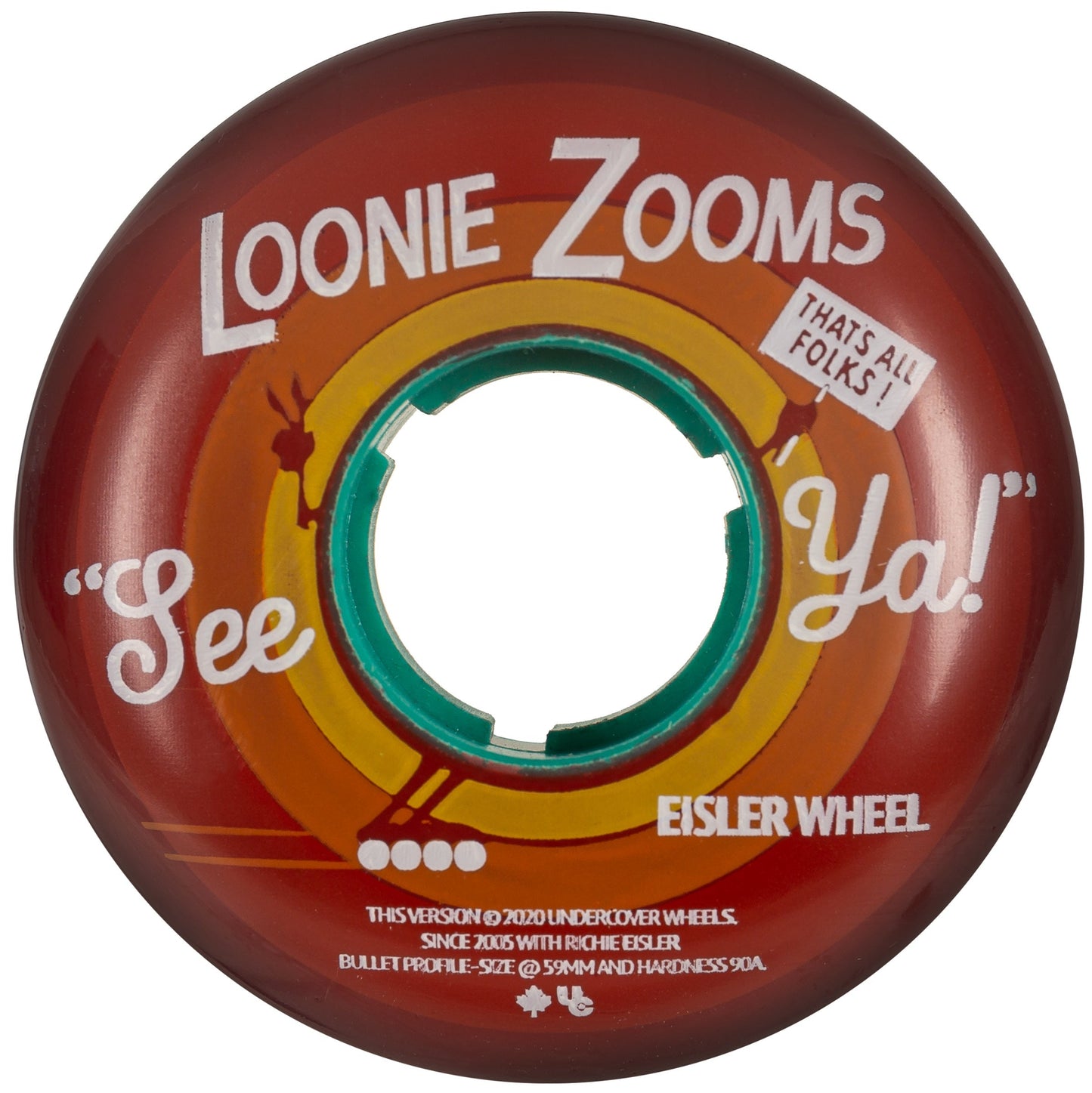 Undercover Eisler TV Series Wheel 59mm 90a - Red