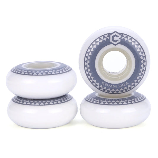 Chroma Team Wheels 58mm 90a - White